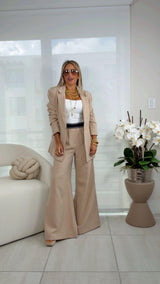 5220 Blazer and palazzo pants set