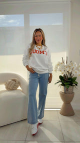 1911 High rise slim wide pants