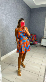 1197 Printed mini dress