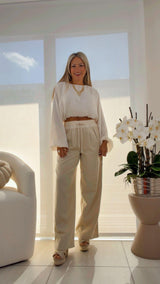 5162 Bubble long sleeve top