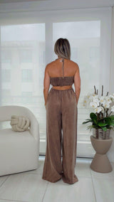 5400 Washed strapless jumpsuit