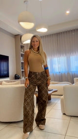 1065 Plaid confort pants