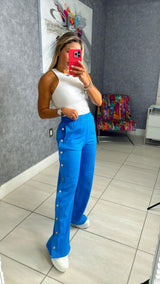 1200 Terry pants with button