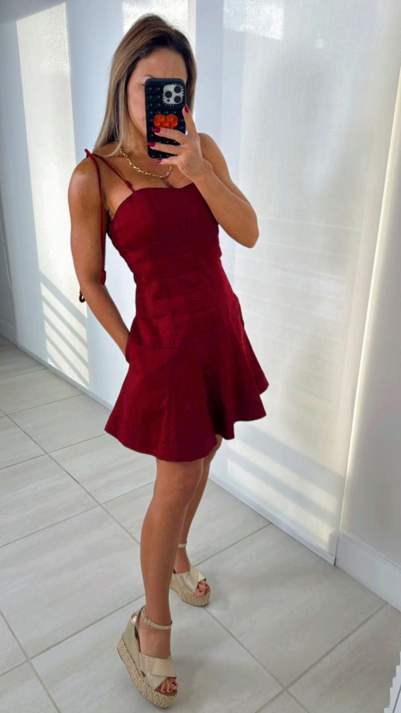 2341 Strappy mini dress