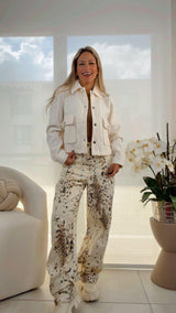 7342 Pocket front crop jacket
