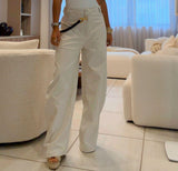 5268 Dressy belt barrel pant