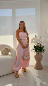 5251 Top and bubble pants set