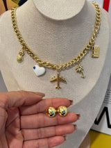 DL92 Collar viajero con aretes