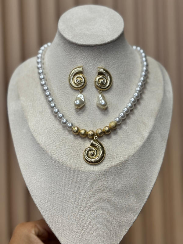 DL40 Perlas y coral set