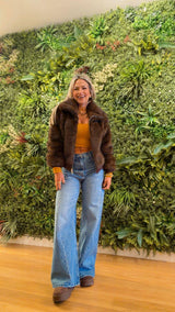 8905 Fur bomber jacket