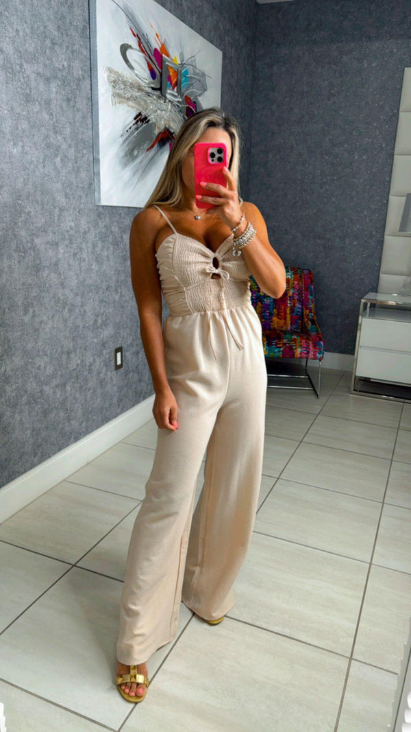 0349 Jumpsuit with hole in front