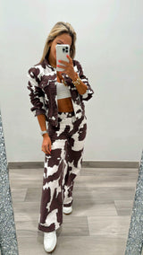8555 Cow print jackets
