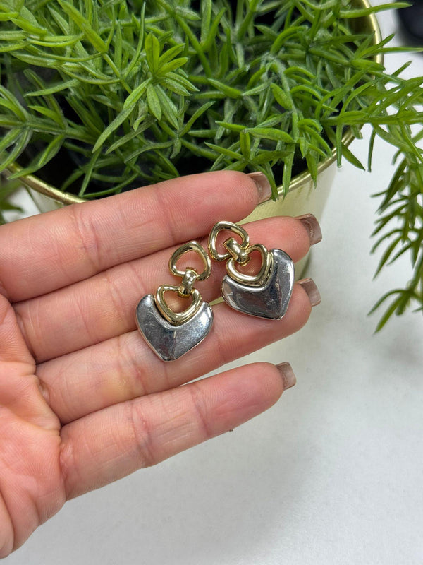 DL15 Mini corazon aretes