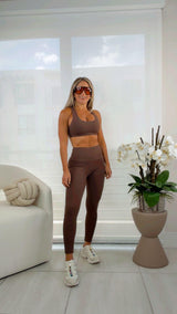 A02Y Premium top and yoga leggings set