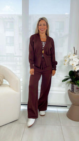 L788 Gold button sweater