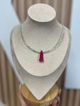C2112 Virgen Del Valle colors choker