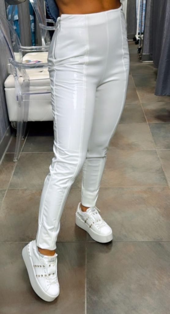 3166 Faux leather leggings