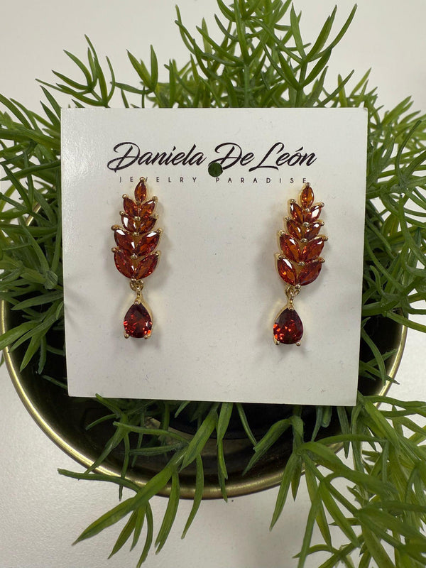 DL03 Leaves in red crystals