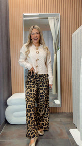 7085 Marine gold pins knit sweater
