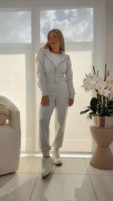 9599 Zip up hoodie and jogger pants set