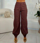 1079 Barrel jogger dressy pants
