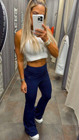 1675 High-Waist bootcut legging pants
