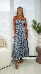 2791 Jacquard woven midi dress