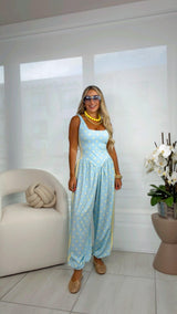 1922 Polka dot print jumpsuit Kiut