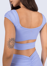 CROP EMANA FLOW - LAVENDER