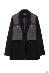 8614 Blazer jacket with denim