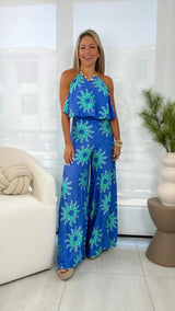 7317 Ruffled woven jumpsuit