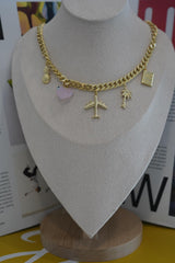 DL92 Collar viajero con aretes