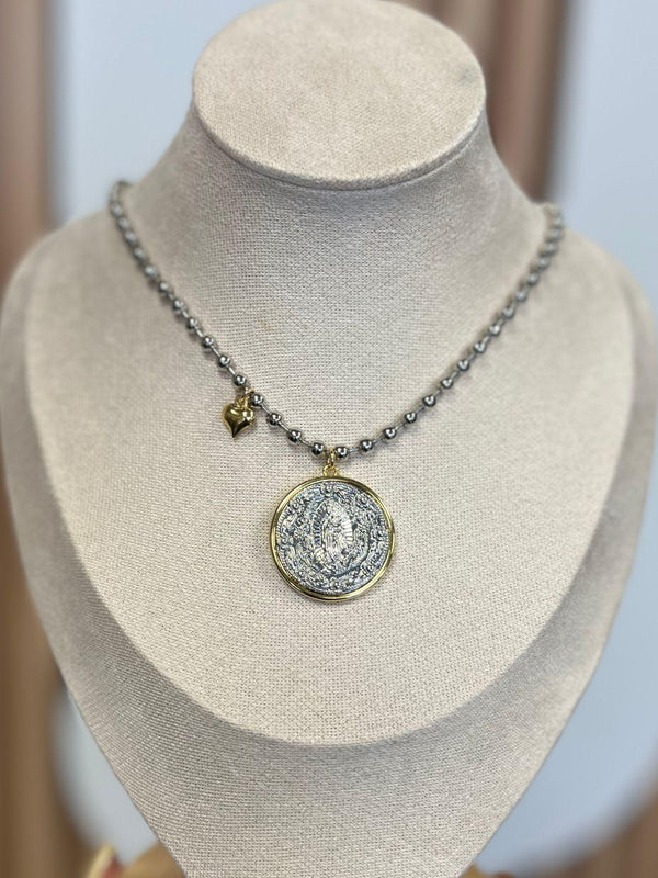 N1116 Mini medalla Guadalupe