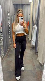 1675 High-Waist bootcut legging pants