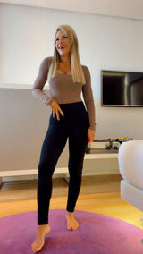 L900 FLeece Lined high-waisted leggings pants