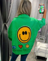 7984 Peace, love and smile jacket