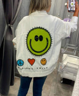 7984 Peace, love and smile jacket