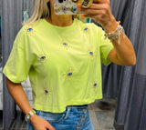 3052 Eye crop top T-shirt