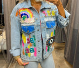 4243 Rainbow sequin jacket