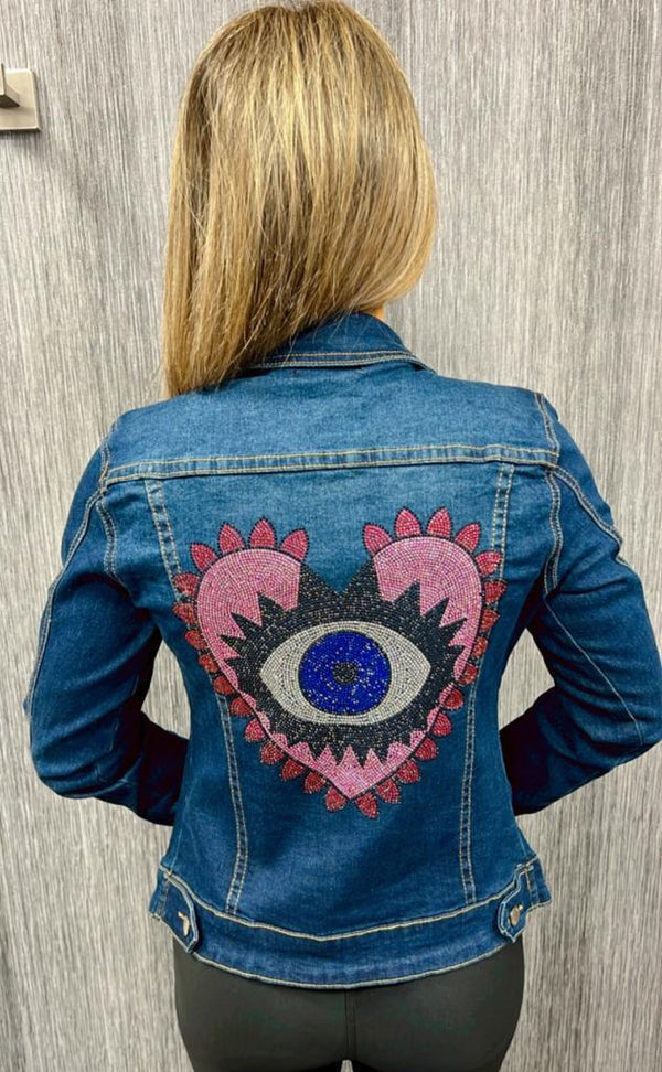 5850 Jacket strech with eye and heart