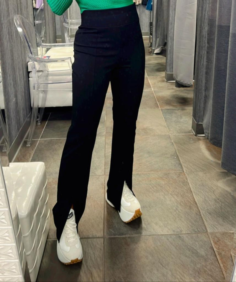 DL01 Pant with open slit at bottom